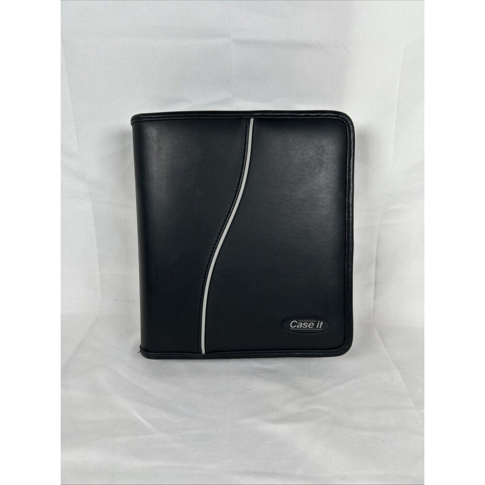 Case It Binder Portable Daily Planner Padfolio Case Black Work Travel Storage